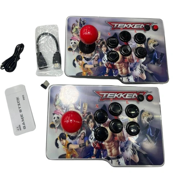 Fusion Wireless Arcade Stick – Double Rocker Game Console with TV Connection