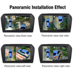 Universal 360° Car Camera System & Complete Wiring Kit