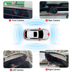 Universal 360° Car Camera System & Complete Wiring Kit
