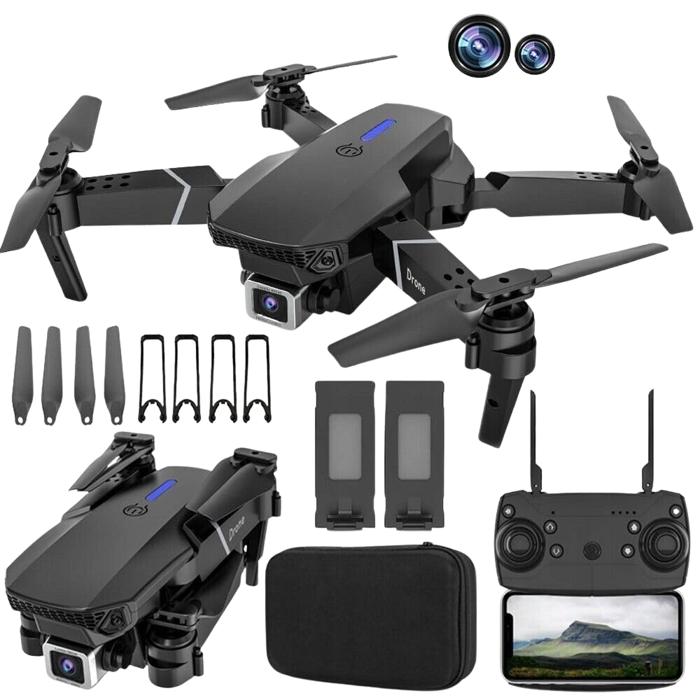 Foldable drone E88 with high quality wifi camera remote control drone
