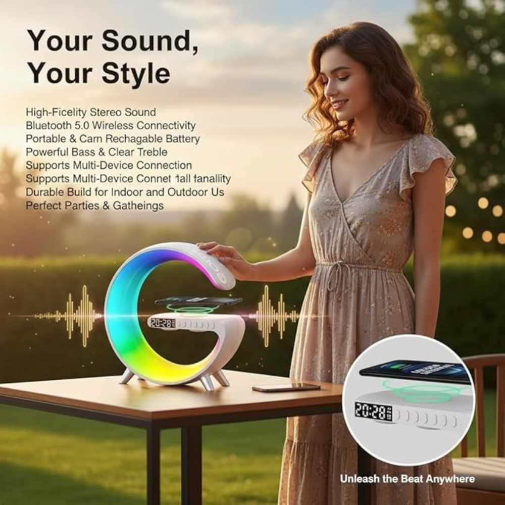 G-shape RGB Light Bluetooth  speaker