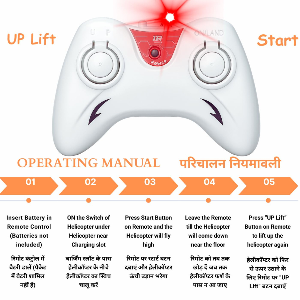 Mini control helicopter