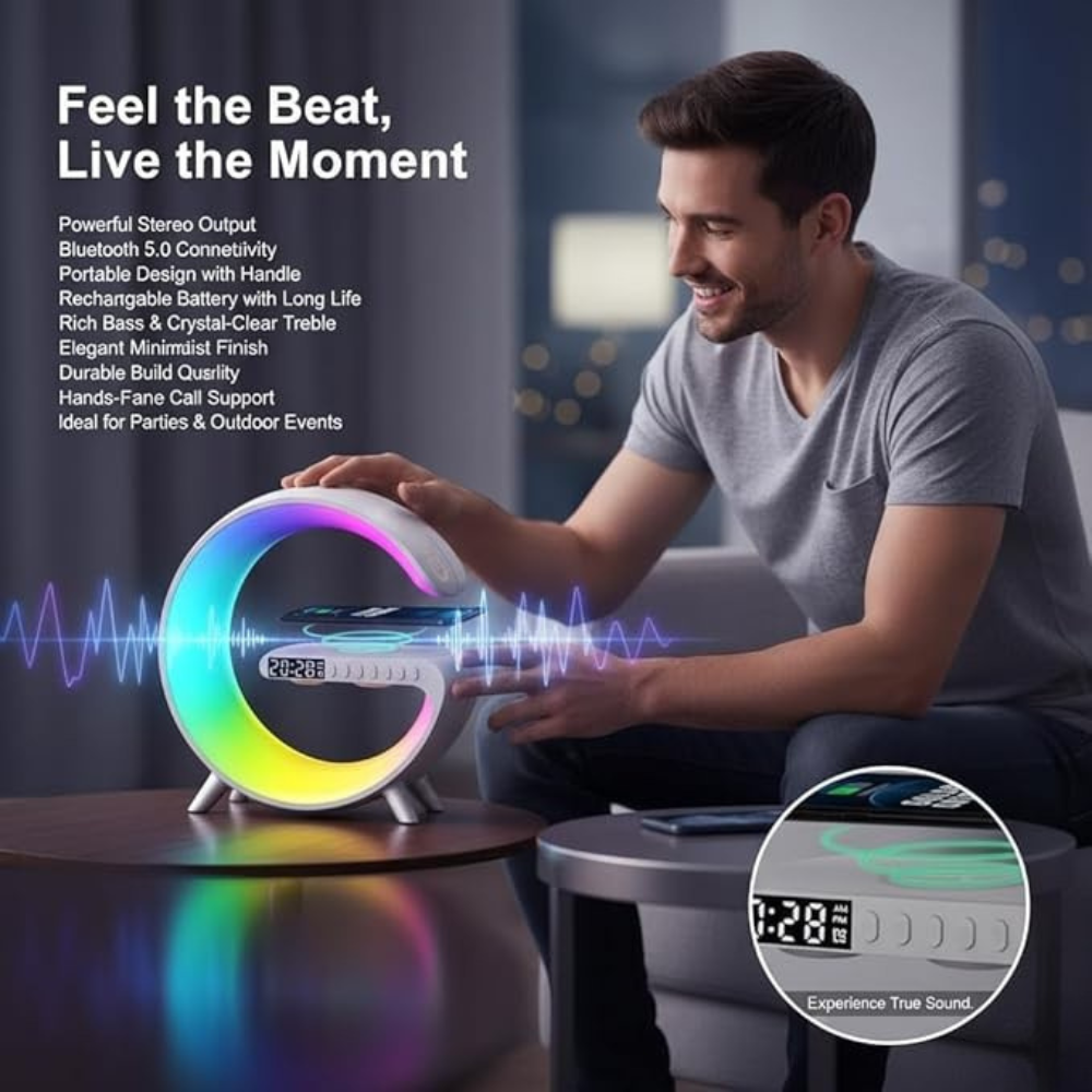 G-shape RGB Light Bluetooth  speaker