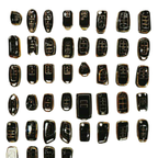 Black car tpu key cover 1Pc.