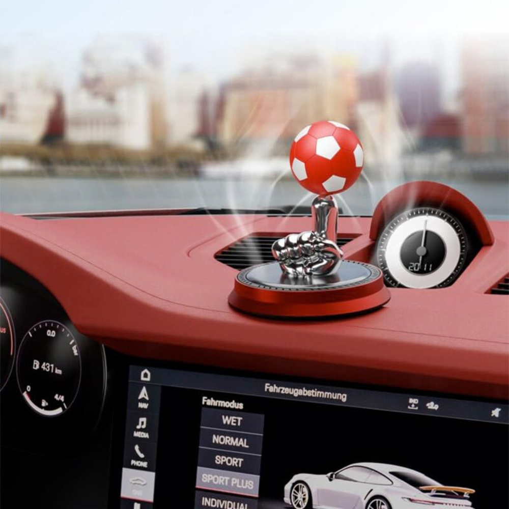 Solar football air freshner