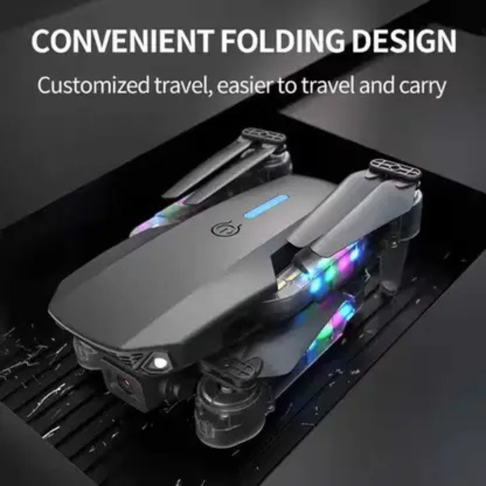 E88 D/E99 D Pro foldable led Remote Control Drone with Dual Camera Drone - Open Box