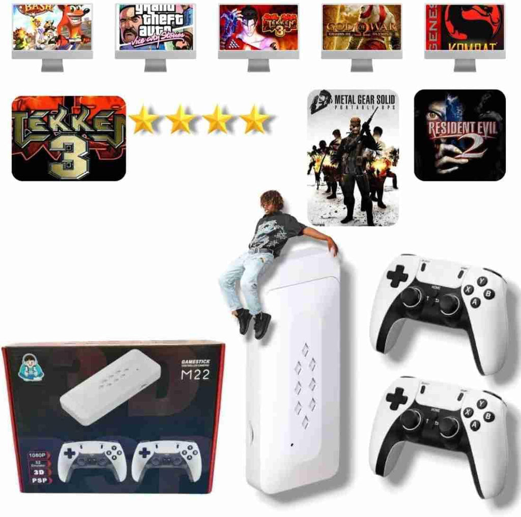 Advance Gaming Stick M22 with Pre-intalled 30k+ games.