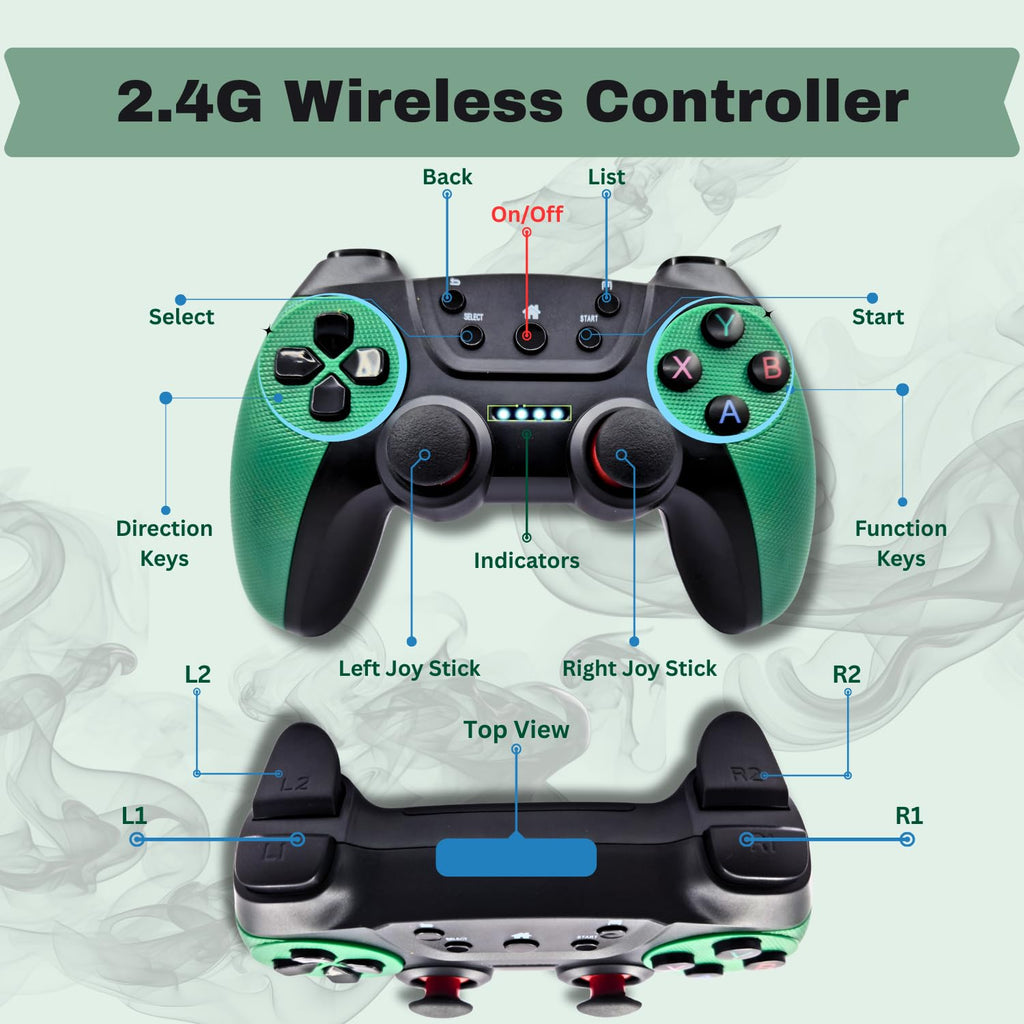 M22 Ultra Retro Gaming Console 64GB – Plug & Play HDMI TV Stick with 30,000+ Games <Open Box>