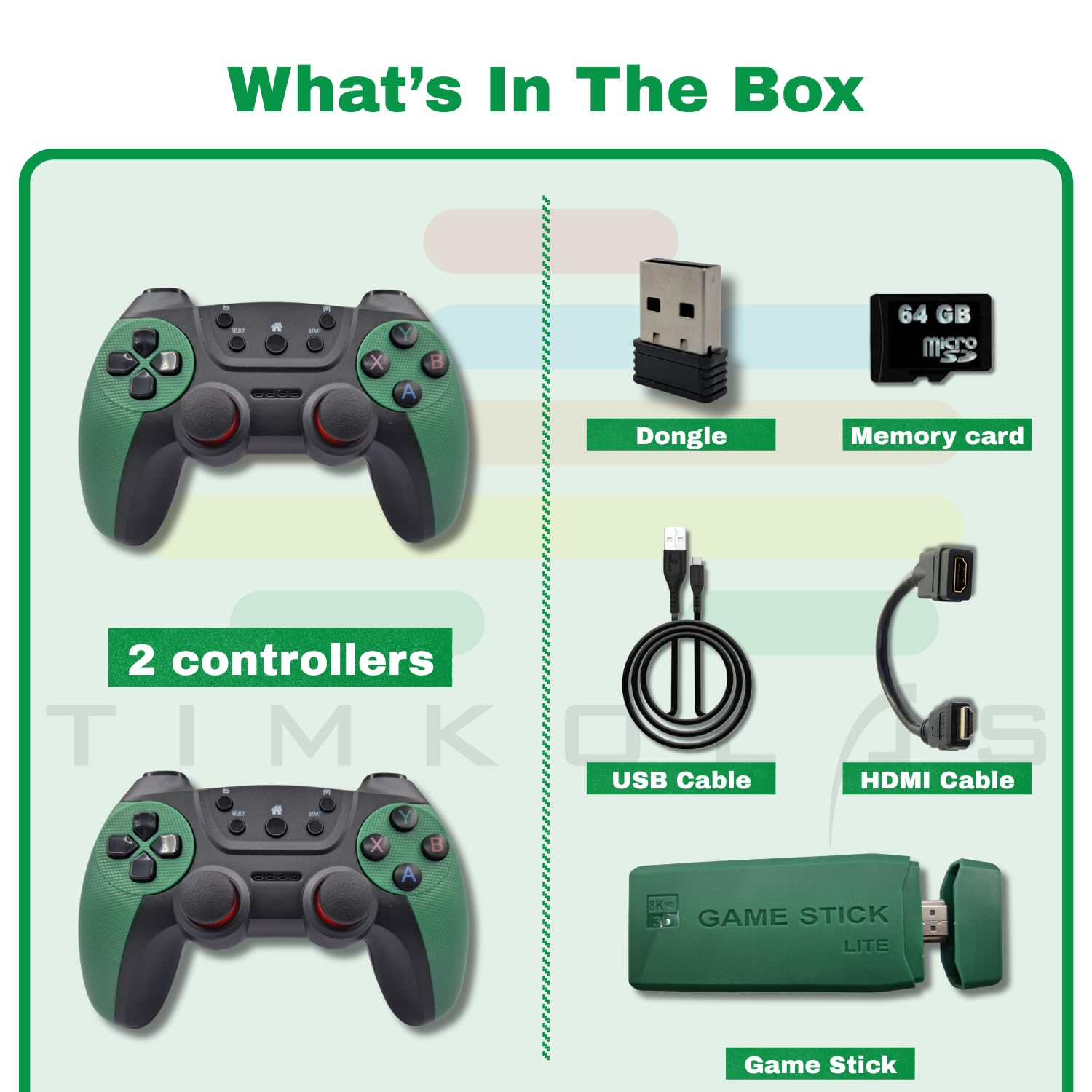 M22 Ultra Retro Gaming Console 64GB – Plug & Play HDMI TV Stick with 30,000+ Games <Open Box>