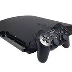 Pre-owned Sony PlayStation 3 Slim 500gb HDD with 2 remotes - Preloaded around 30 games
