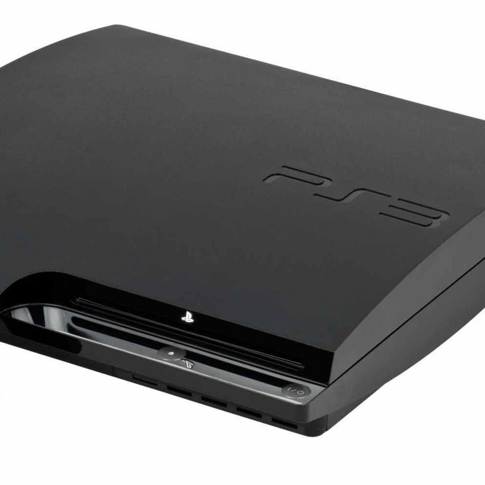 Pre-owned Sony PlayStation 3 Slim 500gb HDD with 2 remotes - Preloaded around 30 games