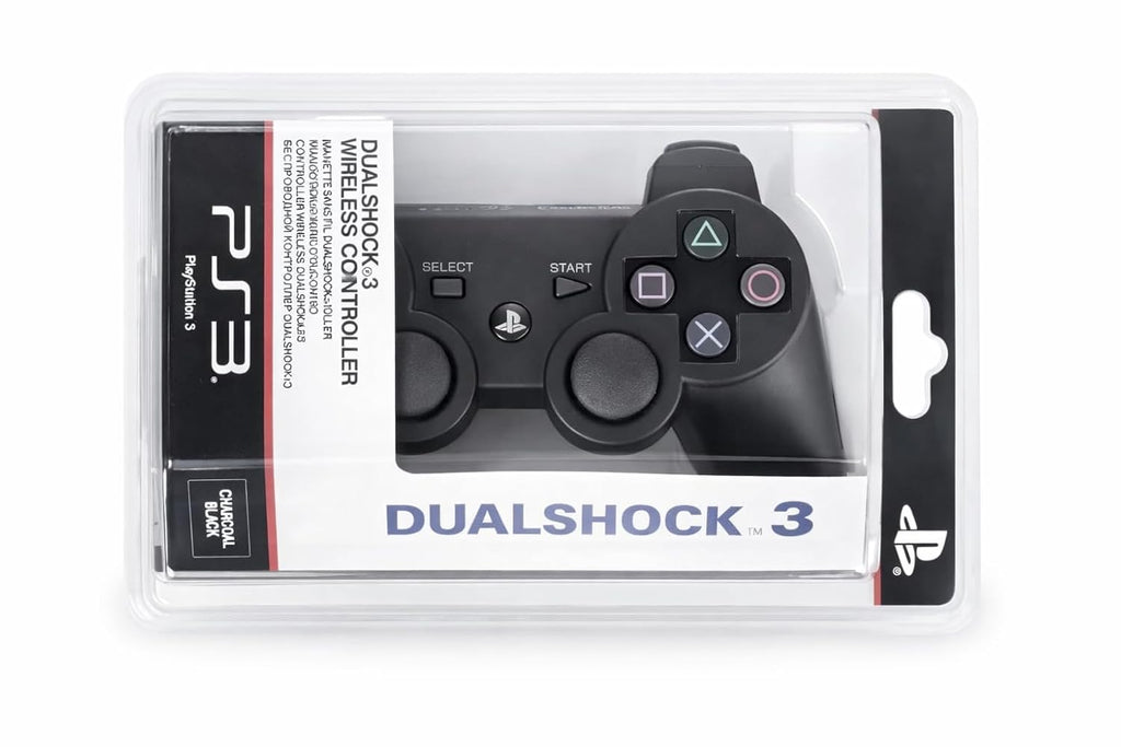 PS3 Dualshock Controller | Wireless Remote|Playstation 3|Compatible with PS-3 All Models (CHARGING CABLE NOT INCLUDED) Gaming Remote Control PS-3 DualShock