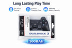 PS3 Dualshock Controller | Wireless Remote|Playstation 3|Compatible with PS-3 All Models (CHARGING CABLE NOT INCLUDED) Gaming Remote Control PS-3 DualShock