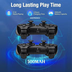 PS3 Dualshock Controller | Wireless Remote|Playstation 3|Compatible with PS-3 All Models (CHARGING CABLE NOT INCLUDED) Gaming Remote Control PS-3 DualShock